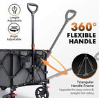 Hikenture Collapsible Wagon 330LBS Capacity, 200L Extra Large Wagons Carts - Image 6