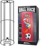 Vertical Ball Storage Rack, Wall-Mounted Garage Sports Equipment Organizer, Soccer Ball, Volley Ball, Football, and Basketball Holder, Space-Saving Vertical Ball Rack for Garage, Gym, or Playroom by ModernInnovations