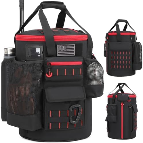 Baseball Bucket Bag Baseball Coaching Accessories Organizer by SunForMorning