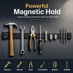 18" Magnetic Tool Holder, 10 Pack PVC-Coated Heavy Duty for Garage - Image 4