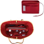ZTUJO Purse Organizer Insert, Felt Bag Organizer with Metal Zipper, Handbag & Tote Shaper, For Speedy Neverfull Tote, 7 Sizes - Image 6