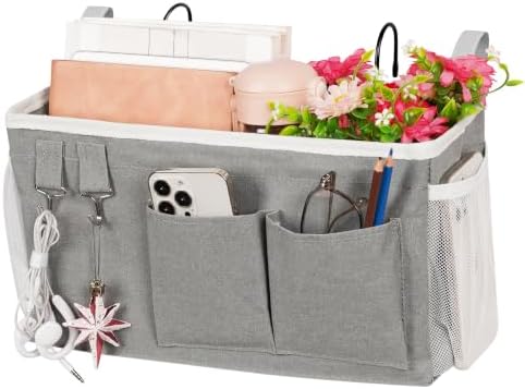 Lilithye Bedside Caddy, Bedside Storage Bag Hanging Organizer for Bunk Bed by Lilithye