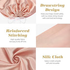 3Pack Drawstring Dust Bags for Handbags Silk Purses - Image 3