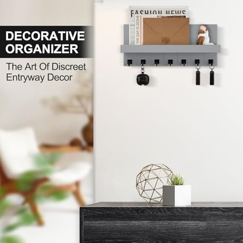 Key Holder for Wall, Decorative Key Holder with Shelf - Image 5