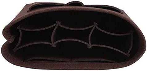 ZTUJO Purse Organizer Insert, Felt Bag Organizer For Handbag Purse Organizer,13 Colors, 6 Size (Large, Coffee) - Image 5