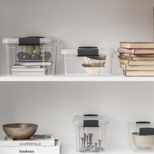 Superio 21 Quart Clear Plastic Storage Boxes with Lids, Stackable Organizer Containers, BPA-Free Storage Bins for Home, Office, School & Dorm, 1 Pack - Image 7