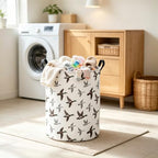Round Laundry Basket Collapsible Storage Hamper Organizer Mallard Duck - Image 6