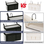 Bedside Caddy Bedside Storage Hanging Organizer for Bunk Dorm Bed Rail - Image 3