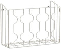 SIMPLE HOUSEWARE Wall Door Mount Kitchen Wrap Organizer Rack, White by SimpleHouseware