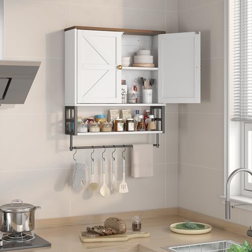Wall Mounted Bathroom Storage Large Farmhouse Medicine Cabinet - Image 6