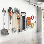 WALMANN Garage Wall Mounted Garden Tool Hooks, Folding Chair Storage Rack - Image 2