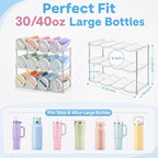 Stackable Water Bottle Organizer for Cabinet for Stanley 40 oz Tumbler - Image 2