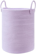 60L Large Purple Hamper Laundry Basket for Nursery Kids Girls by MOJOSCEND