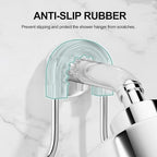 SRIWATANA Shower Caddy Hanging, Shower Organizer with Razor Hooks, Chrome - Image 5