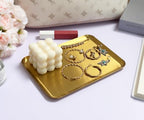 Small Gold Tray Stainless Steel, 8x6 Inch Rectangular - Image 7