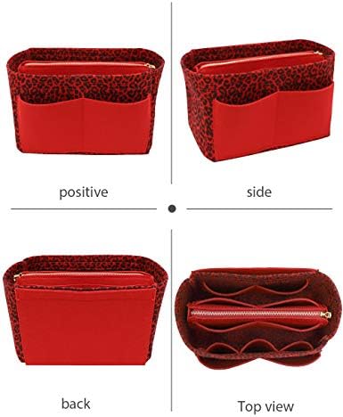 LEXSION Felt Purse Organizer Insert, Tote Bag Shaper Dividers with 5 Sizes - Image 3