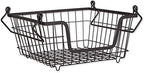 DII Metal Wire Utility Storage Bin, Small, 11x11x6", Black - Image 2