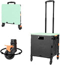 FELICON SELORSS Foldable Utility Cart Folding Portable Rolling Crate-Green by FELICON