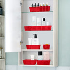 25 PCS Plastic Drawer Organizer Set, Makeup Organizers and Storage Bins - Image 6