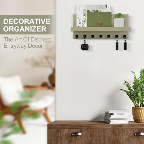 Key Holder for Wall, Decorative Key Holder with Shelf - Image 5