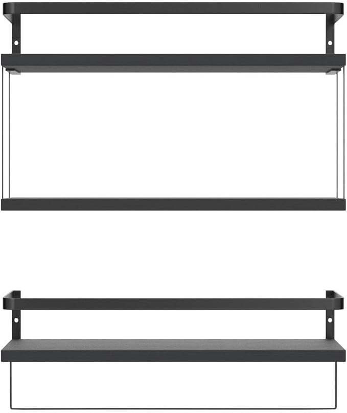 RICHER HOUSE Floating Shelves Bathroom, Wall Mounted Shelf Over Toilet - Image 4