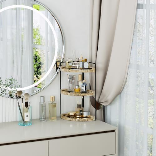 Corner Bathroom Counter Organizer, 3 Tier Bathroom Sink Shelf - Image 6