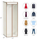 Univivi Garment Bags for Hanging Clothes, Cloth Bag 54 In, 1 PCS, Beige - Image 5