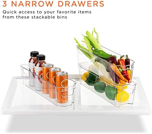 Sorbus Fridge Organizers and Storage Bins for Pantry & Fridge (8 Piece Set) - Image 5