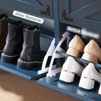 Barnyatoh Farmhouse Shoe Storage Cabinet,Shoe Organizer with 4 Flip Drawers - Image 5