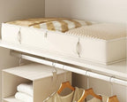 Side-Supported Under Bed Storage Containers, 8 Inch 80L Clothes Storage Bin | Underbed Storage Bin with Sturdy Handles and Sidewalls, Closet Organizer for Clothes, Blankets, Seasonal Items, Beige, 2 Pack - Image 6