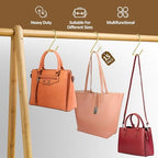 ZEDODIER 15 Pack Purse Hanger for Closet, Purse Hooks Bag Organizer - Image 2
