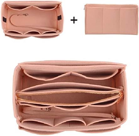 ZTUJO Purse Organizer Insert, Felt Bag Organizer with Metal Zipper, Handbag & Tote Shaper, For Speedy Neverfull Tote, 7 Sizes - Image 6