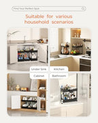 Sevenblue 3-Pack 2-Tier Under Sink Organizers with Sliding Drawers - Image 4