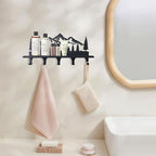 Key Holder for Wall, Metal Decorative Wall Mounted Mountain Key and Mail Holder with Shelf, 2 in 1 Key Hooks for Entryway, Front Door, Hallway, Key Organizer and Key Rack (10 Inches) - Image 6