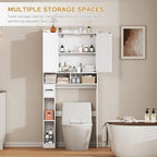 Over the Toilet Storage Cabinet, 31”W Bathroom Organizer - Image 4