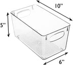 ClearSpace Clear Plastic Storage Bins – Perfect Kitchen Organization and Storage or Pantry Storage – Fridge Organizer, Pantry Organization and Clear Storage Bins, Cabinet Organizers - Image 6