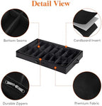 Lifewit Under Bed Shoe Storage Organizer 1 Pack(16 Shoes Cells+4 Boots Cells), 4.3 Inches Profile Fabric Shoes Container Box with Clear Cover, Foldable Storage Bag with 2 Handles, Fits 12 to 20 Pairs - Image 5