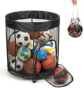Ball Storage Cart Ball Storage Bin Ball Organizer with Wheels by Mesiiloly
