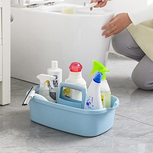 Large Cleaning Supplies Caddy Portable Shower Caddy Basket Blue 2 Pack - Image 3