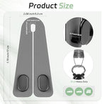 Car Seat Headrest Hooks, 2PCS Universal Car Purse Hook Leather Car Bag Hook - Image 2