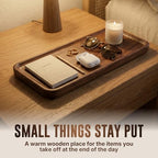 Solid Walnut Tray 11.75 x 4.75, Handmade Wooden Catchall Tray, Rectangle - Image 7
