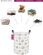 Rainbow Fabric Storage Bin Nursery Organizer Basket - Image 5