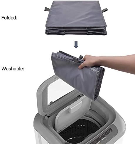 GRANNY SAYS 3-Shelf Hanging Closet Organizer, Foldable Storage, Gray | 33 lb Capacity, No-Sag Support, Keeps Clothes Neat, Folds Flat, Fits RV, Dorm & Small Closets, 2 Pack - Image 5