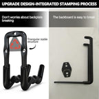 3-H Super Heavy Duty Garage Wall Hooks 18 Pack, One-Piece Construction Garage Wall Hooks, Garage Hanger & Organizer Wall Mount for Ladders, Bikes, Chairs, WeedEaters, Shovels, Garden Tools (Black) - Image 6