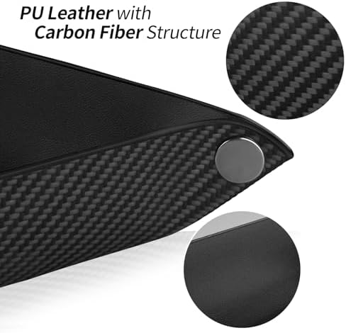 Valet Tray Organizer with Carbon Fiber Style Texture - Image 6