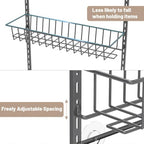 ElegantArray 8-Tier Pantry Door Organizer, Deep Gray - Image 6