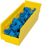 Akro-Mils 30120 Heavy Duty Plastic Shelf Bins, 12"x 4"x 4", Yellow, 24-Pack - Image 6