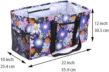 Extra Large Utility Tote Bag - Reusable Grocery Bags Foldable Heavy Duty - Image 4