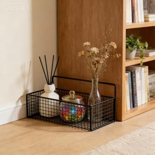 2 Pack Cabinet Door Organizer, Lid Organizer Wall Mount Pantry Door Caddy Storage Bins for Food Container Lid Kitchen Kitchen Bathroom Countertops - Image 4