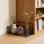 2 Pack Cabinet Door Organizer, Lid Organizer Wall Mount Pantry Door Caddy Storage Bins for Food Container Lid Kitchen Kitchen Bathroom Countertops - Image 4